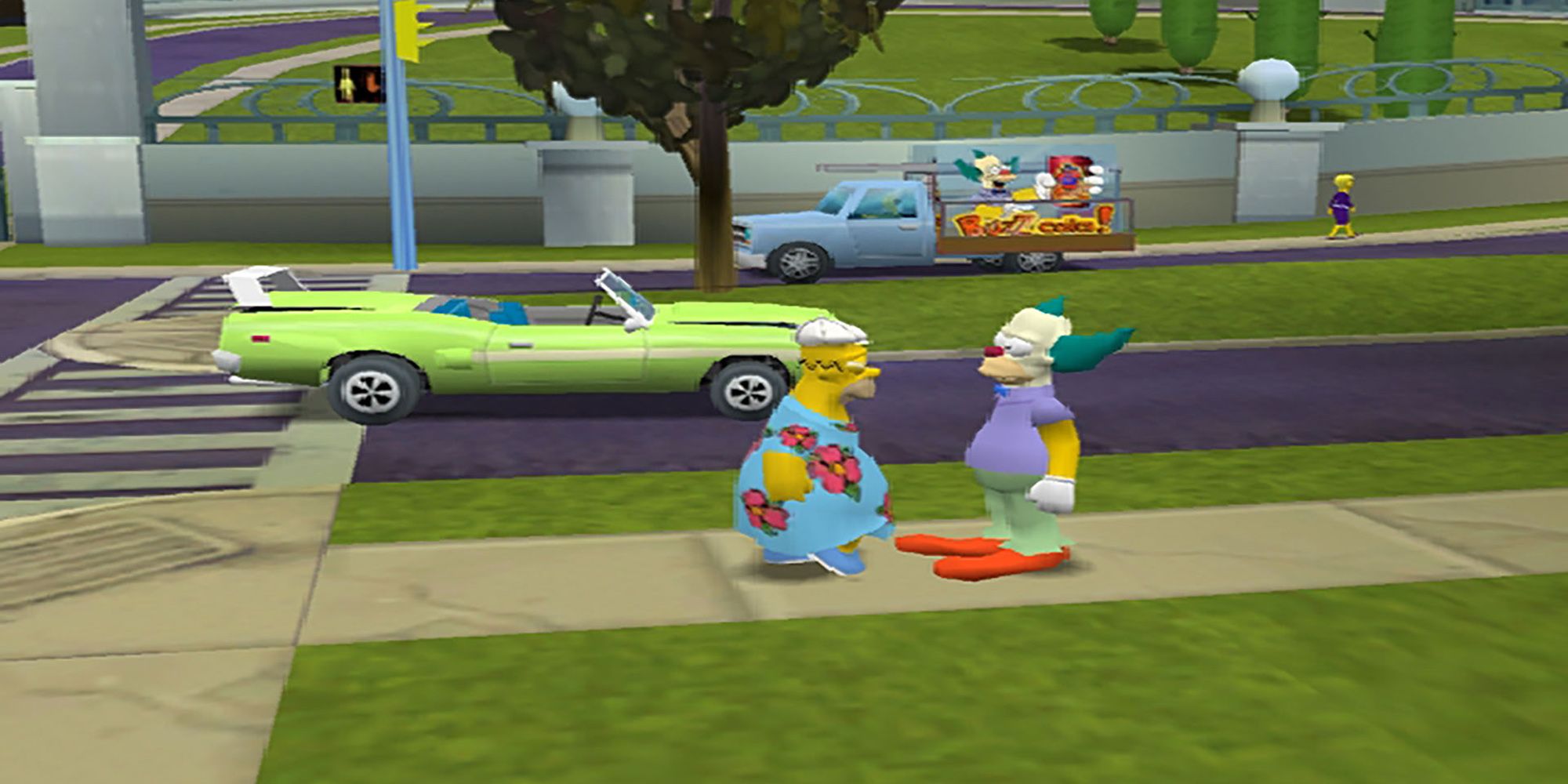 An Image From The Simpsons: Hit & Run