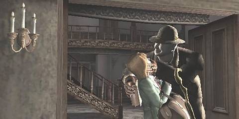 The villain grabbing the girl in Clock Tower 3