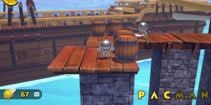 Pac-Man World Re-Pac metal pac-man