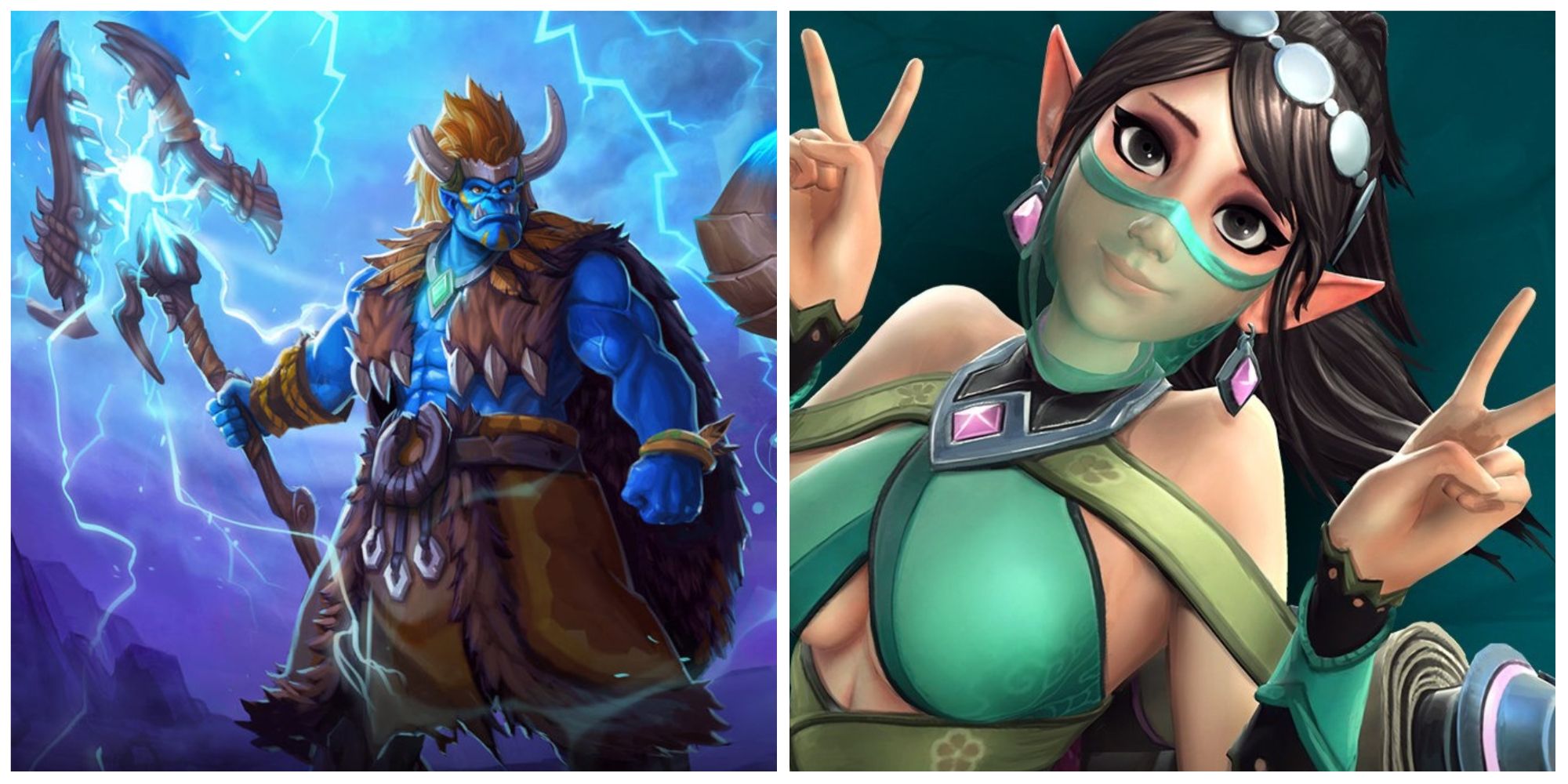 Paladins 10 Best Supports, Ranked Featured Grohk and Ying