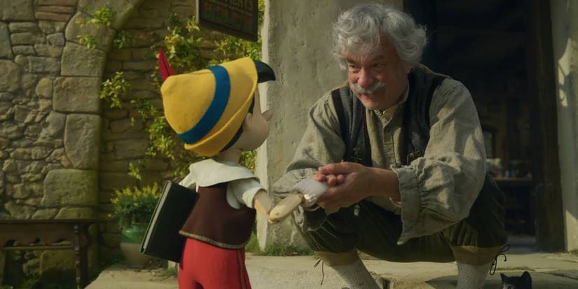 Geppetto & Pinocchio In The Disney Plus Remake