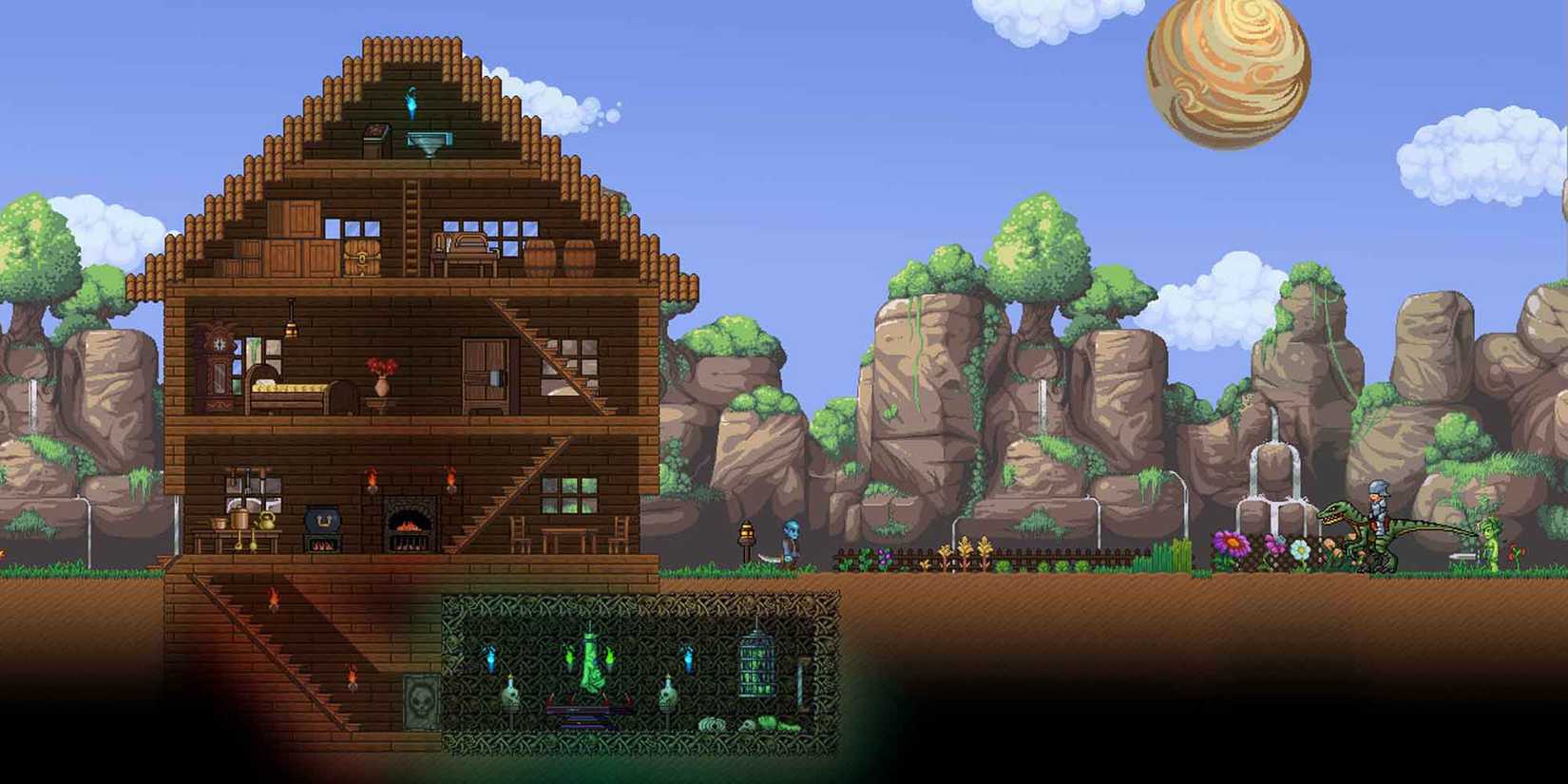 The player's base in Planet Centauri