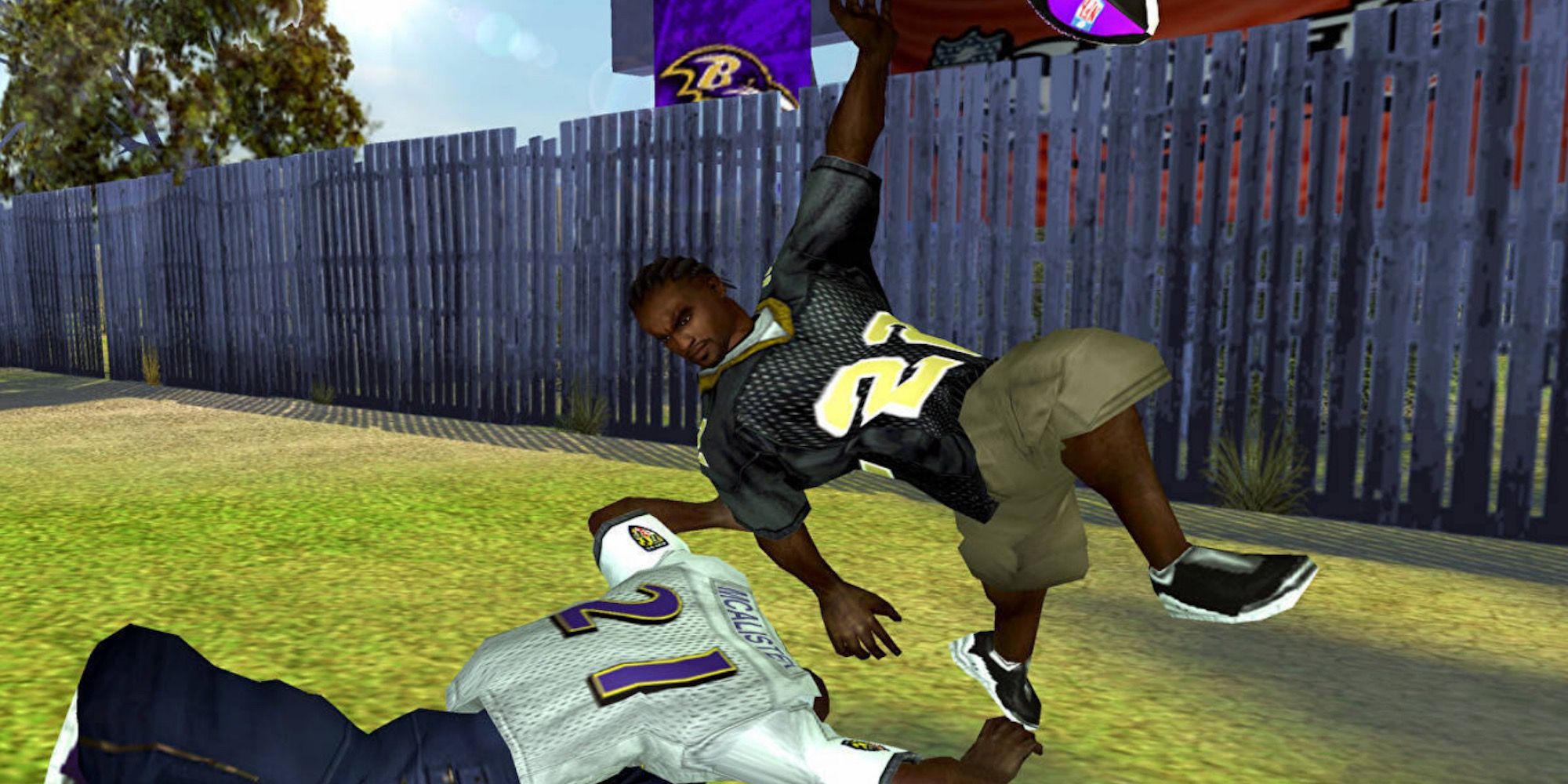 Playing a match in NFL Street