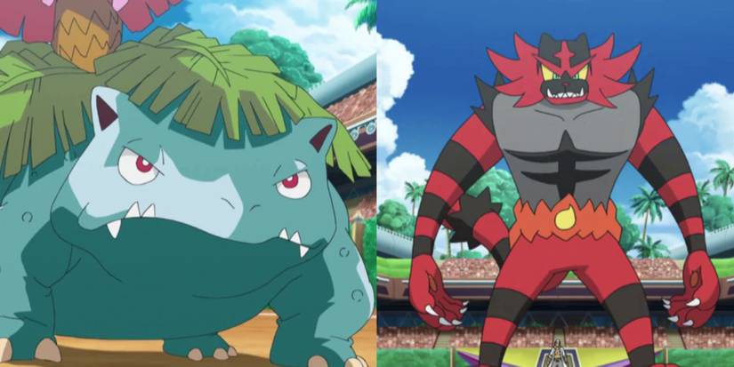Pokemon Venusaur Incineroar
