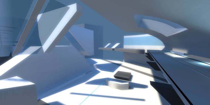 A test chamber from Eidolon, a Portal 2 mod