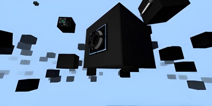 A level from Unreal Chambers, a Portal 2 mod