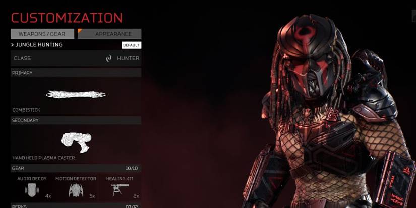 Predator Hunting Grounds Customization Screen