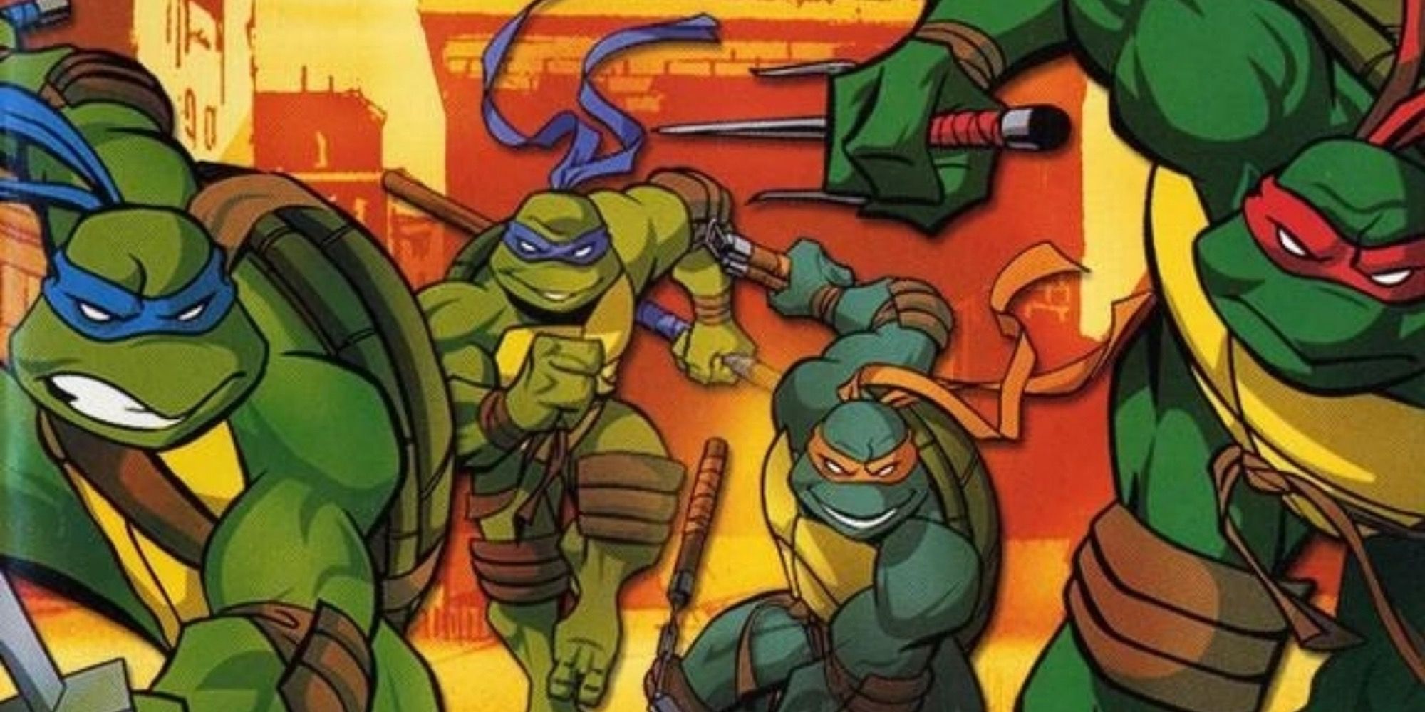 Promo art featuring characters in Teenage Mutant Ninja Turtles