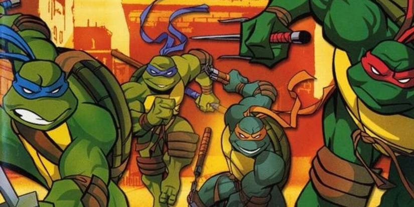 Promo art featuring characters in Teenage Mutant Ninja Turtles