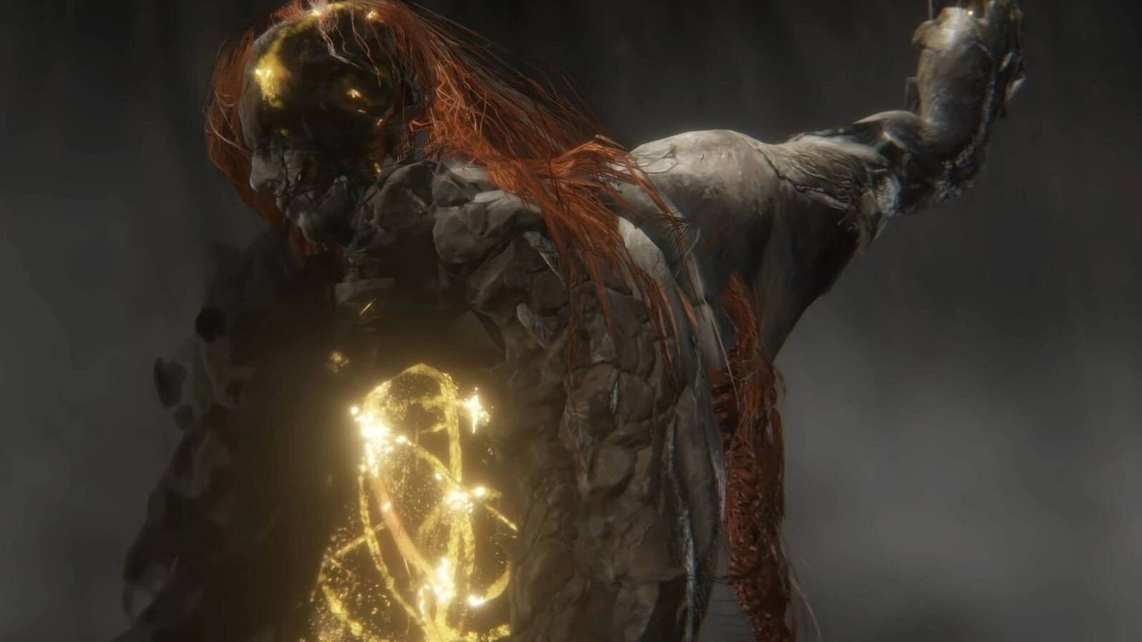 radagon still image featuring elden ring logo