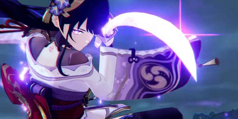 Raiden Shogun preparing an attack