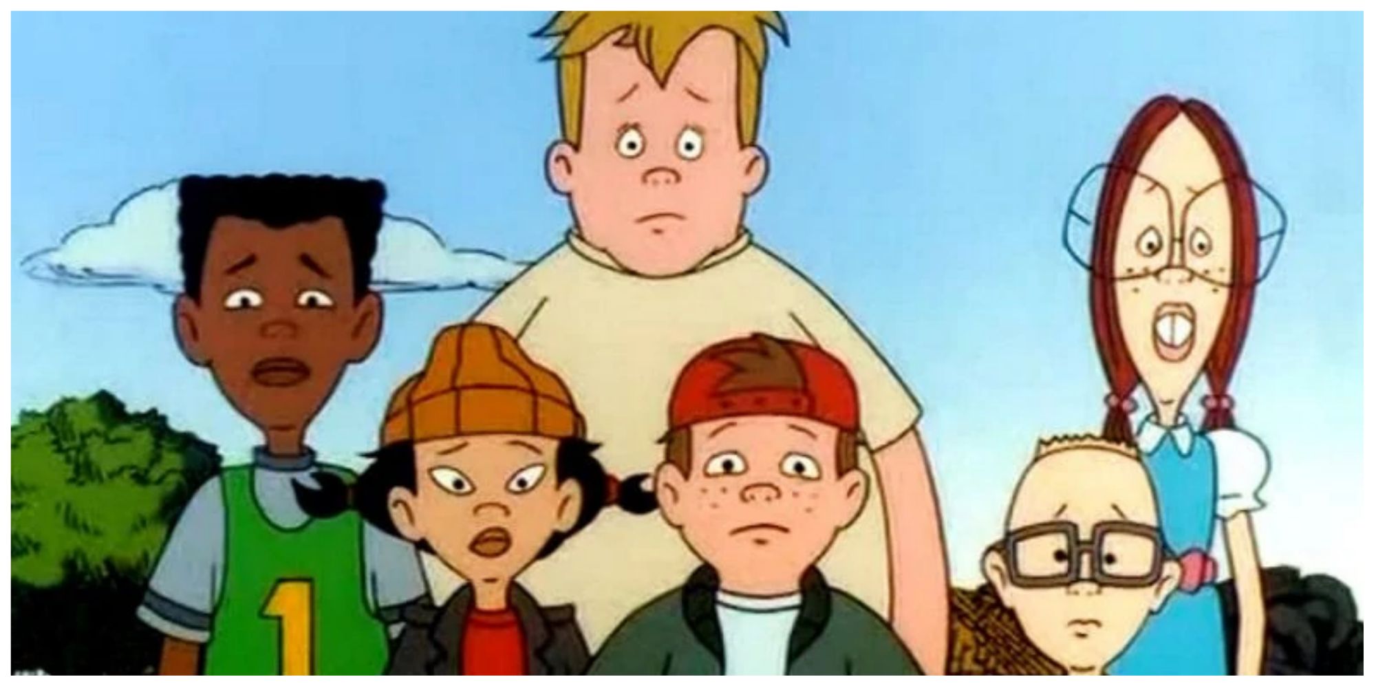 Recess TJ, Vince, Spinelli, Mikey, Gretchen, and Gus