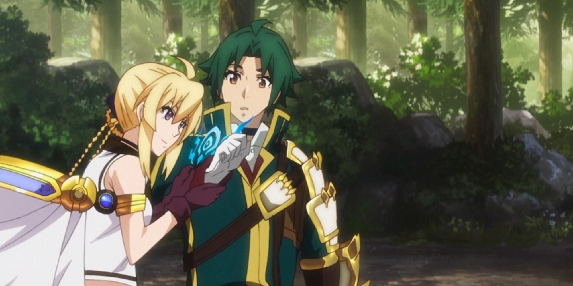 Siluca and Theo in Record of Grancrest War