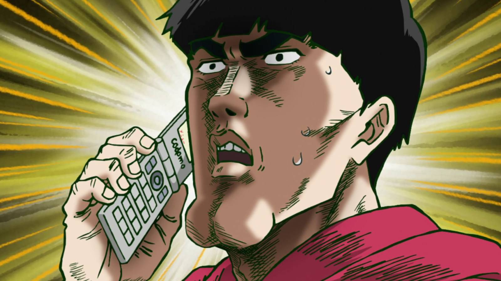 Rendered Mob on the Phone With Mezato – Mob Psycho 100 III Episode 3