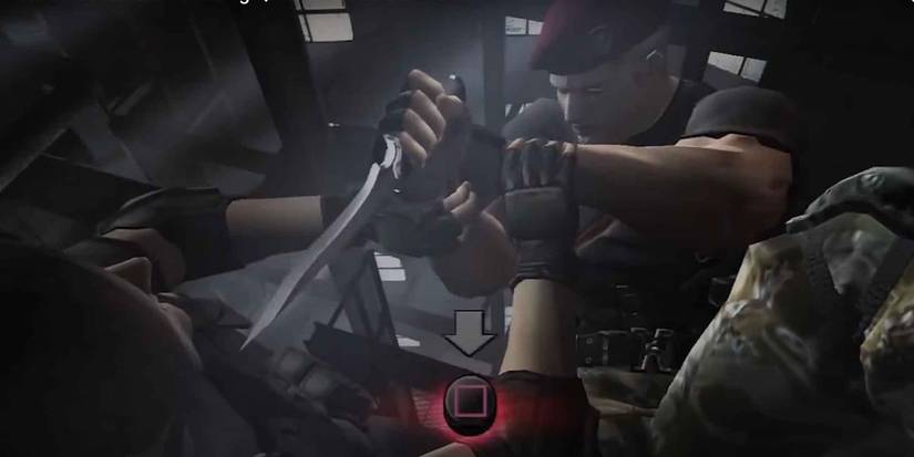 The Leon and Krauser fight in Resident Evil 4