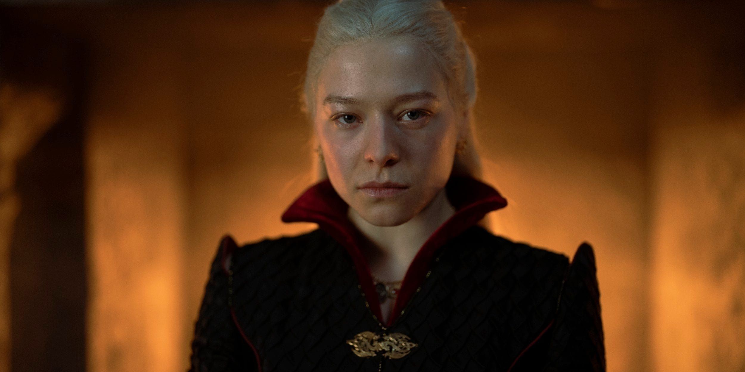 Rhaenyra looking furious in the House of the Dragon season 1 finale