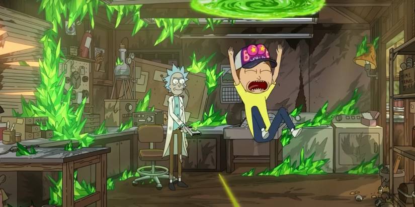 Rick and Morty season 6 portals in Juricksic Mort