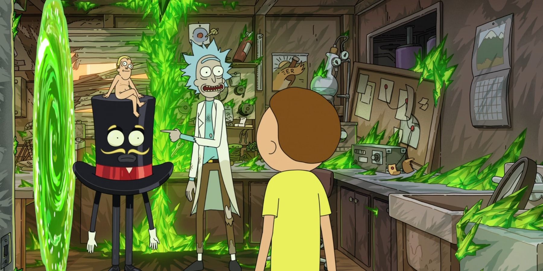 Rick fixes portal gun in Rick and Morty season 6