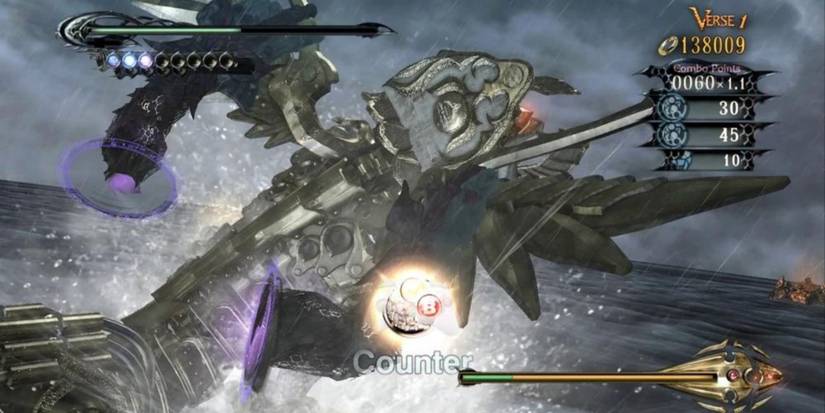 The Sapientia water boss battle in Bayonetta