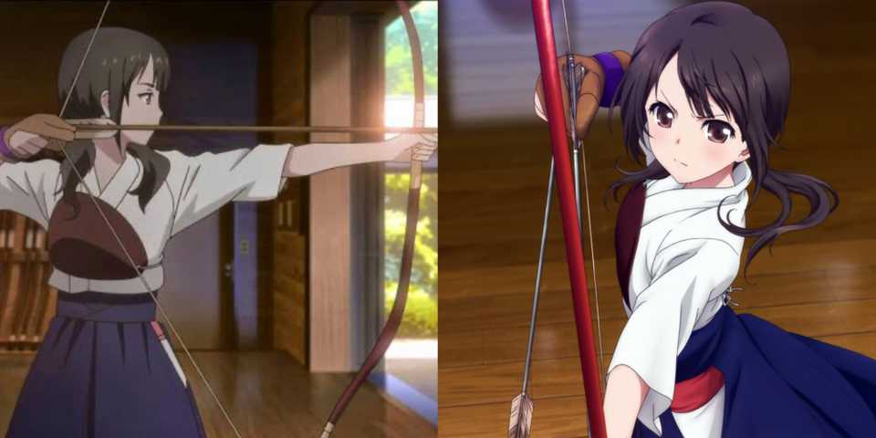 Les archers les plus emblématiques de l'anime, classés 7 Sawa Okita Archery Tari Tari