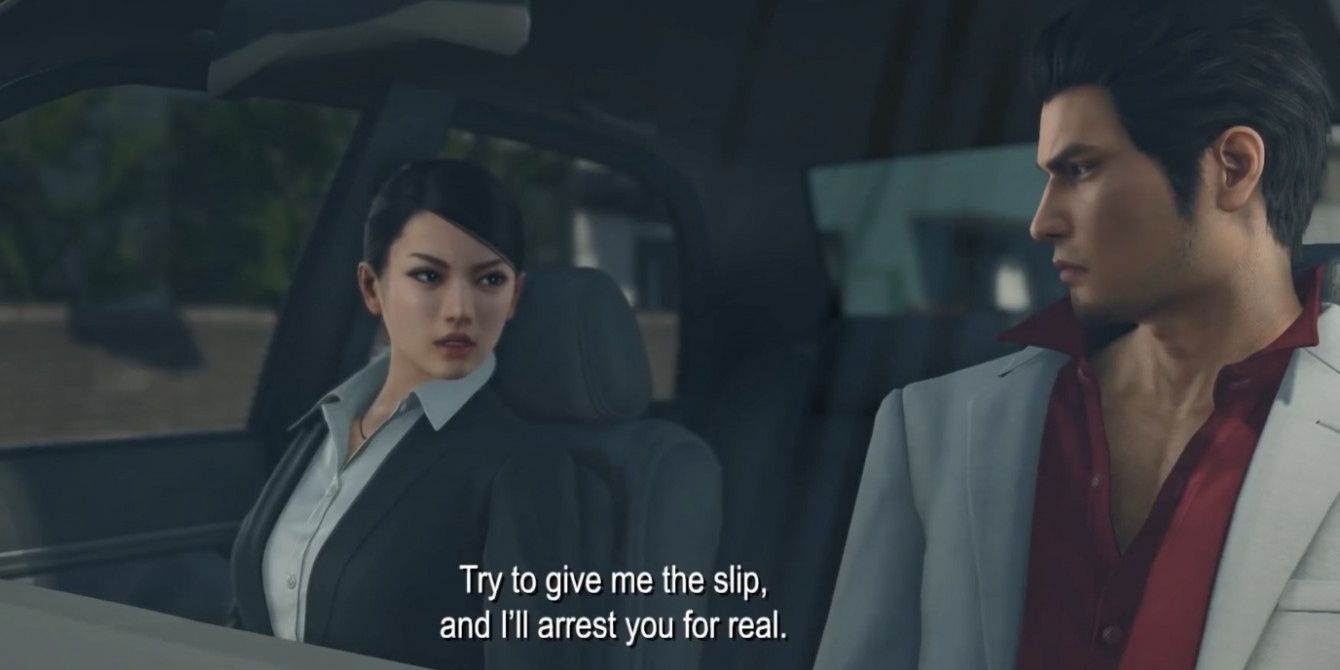 Sayama and Kiryu in Yakuza Kiwami 2