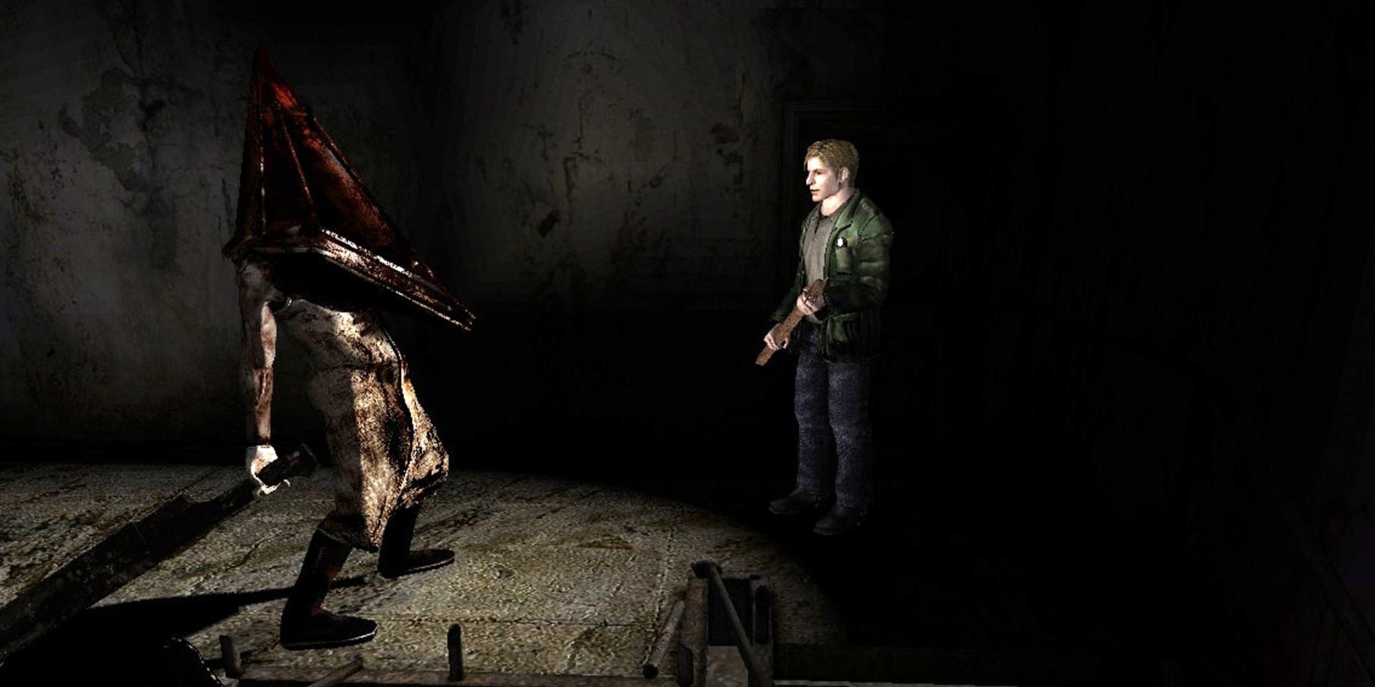 James Sunderland and Pyramid Head from Silent Hill 2