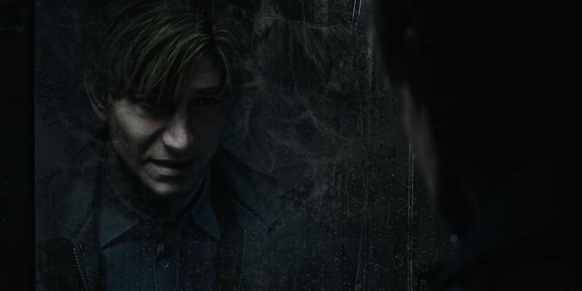 Silent Hill 2 Protagonist Staring In Mirror