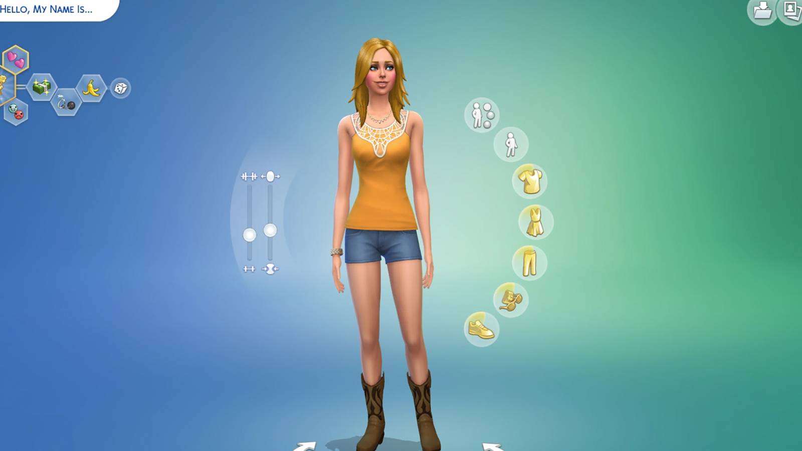 The Sims 4 Create A Sim Mode
