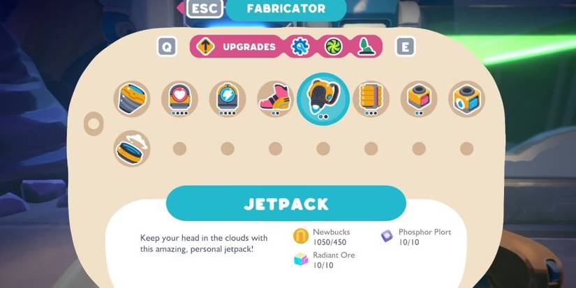 Slime Rancher 2 Jetpack Blueprint Details