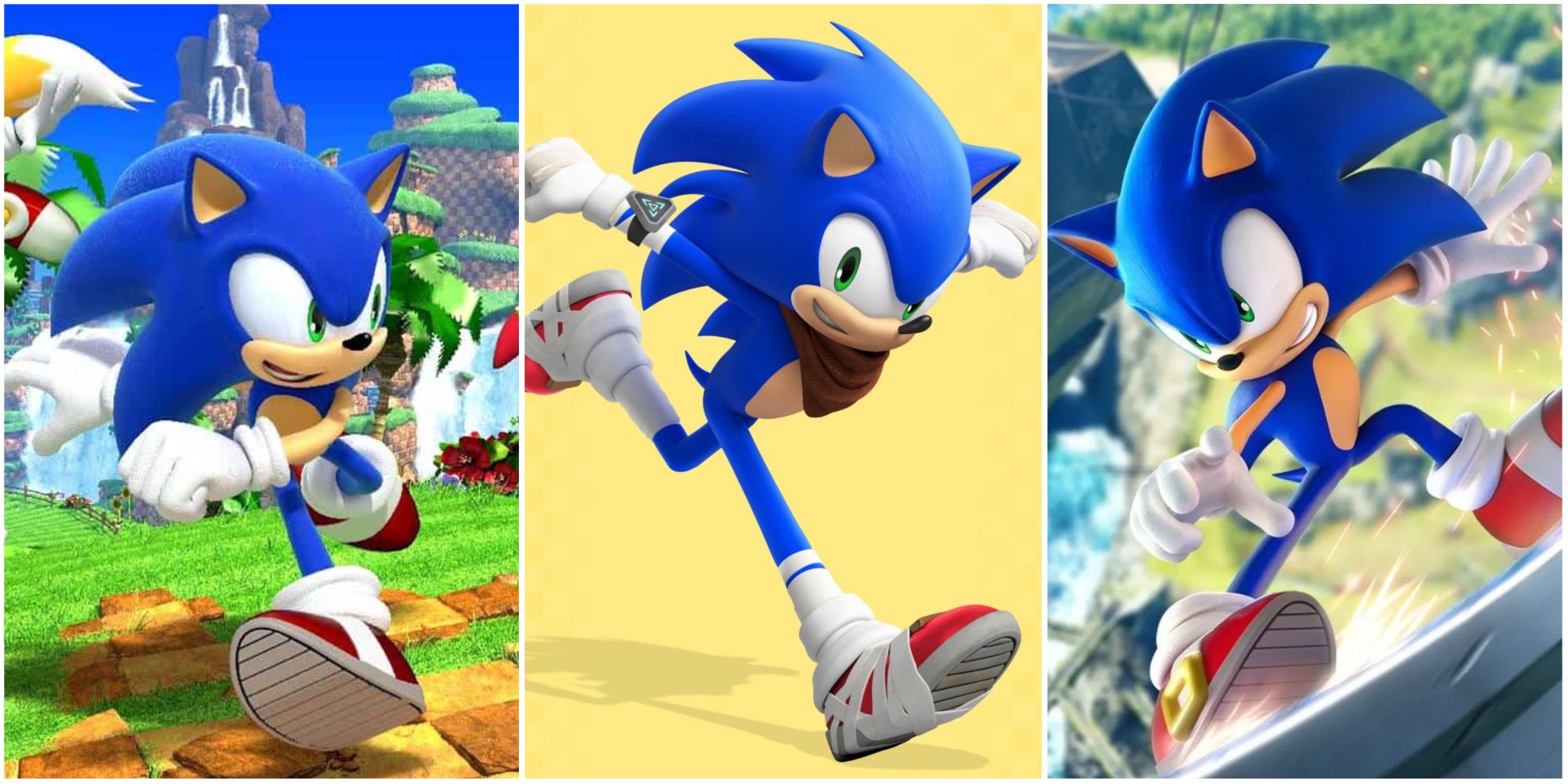 Sonic Generations, Sonic Boom, and Sonic Forces