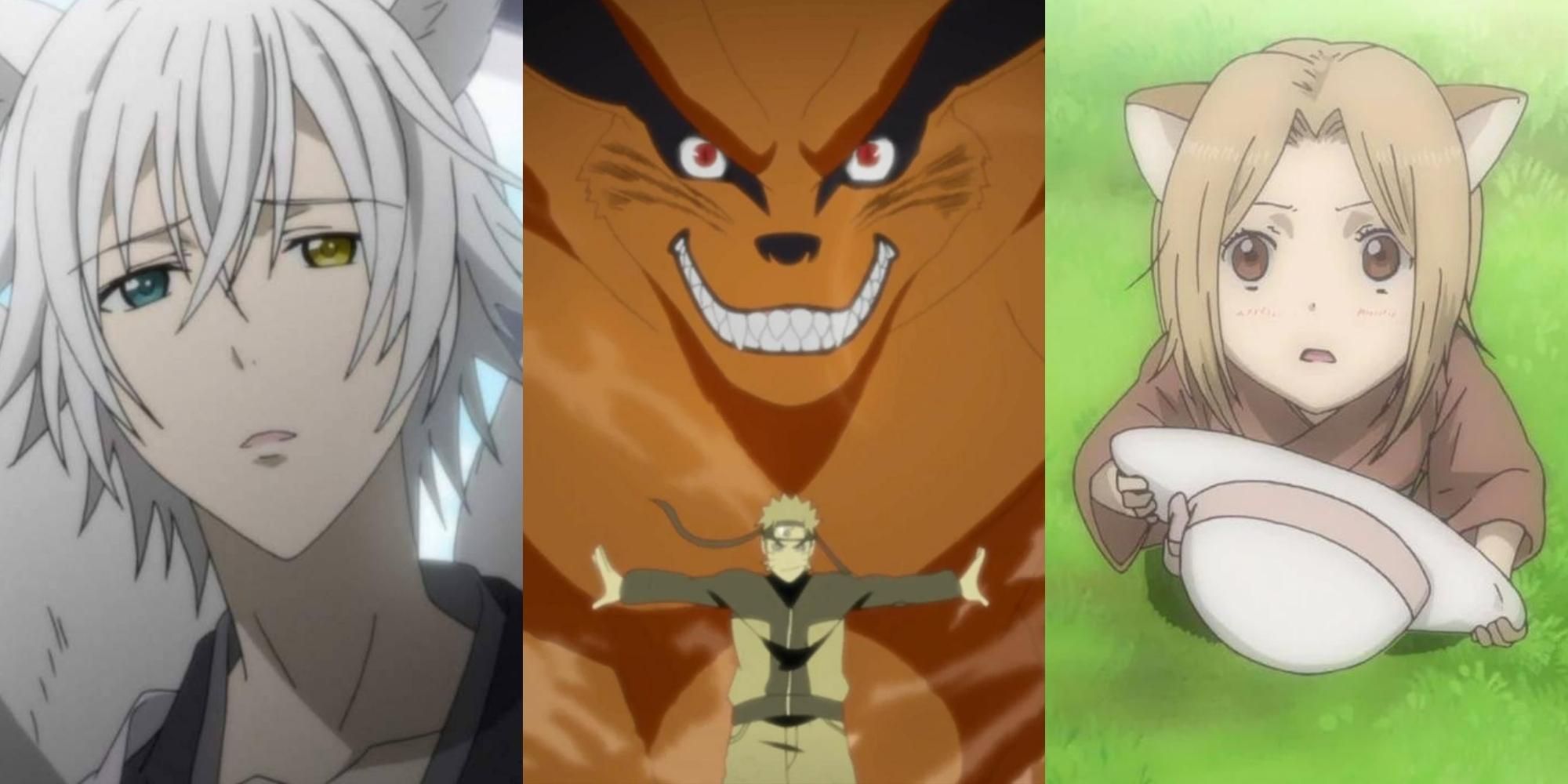 Soushi in Inu × Boku SS, Kyuubi and Naruto in Naruto, Little Fox in Natsume's Book of Friends