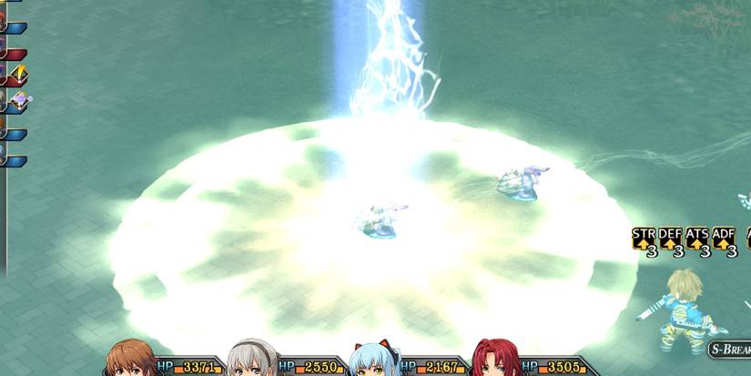 Elie casting Spark Dyne on an enemy