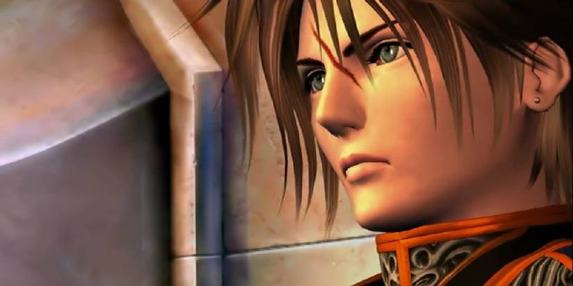 Squall Leonhart at the SeeD Ball in Final Fantasy 8