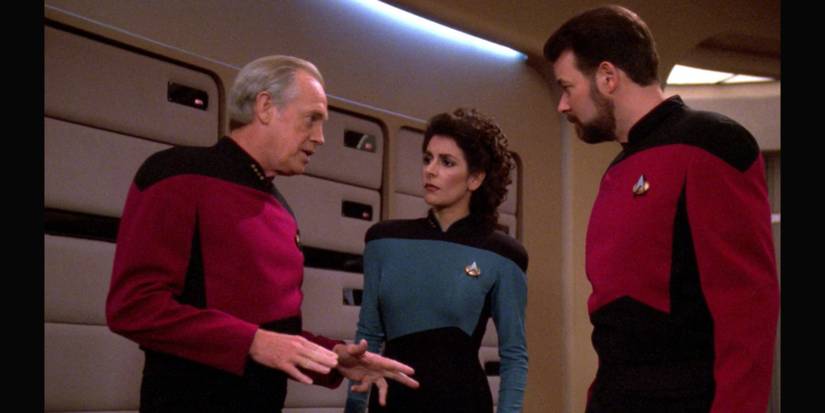 Star Trek: Jellico troi and riker