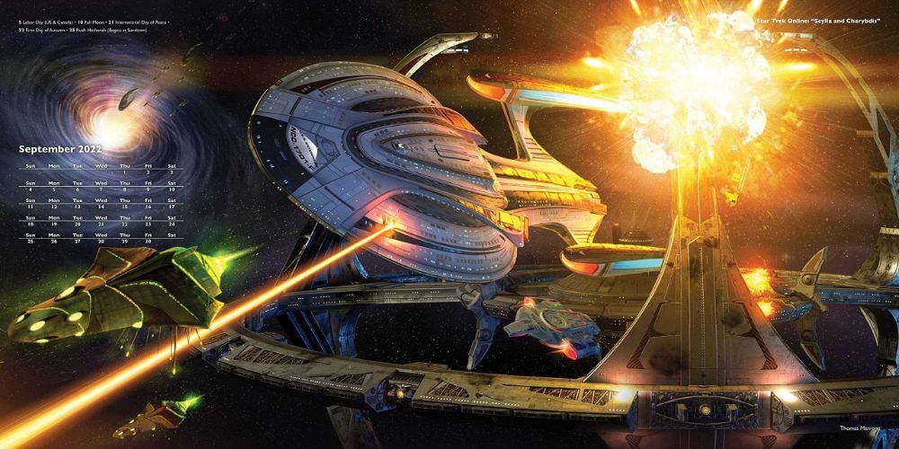 Star Trek Online Federation Ships Defending DS9