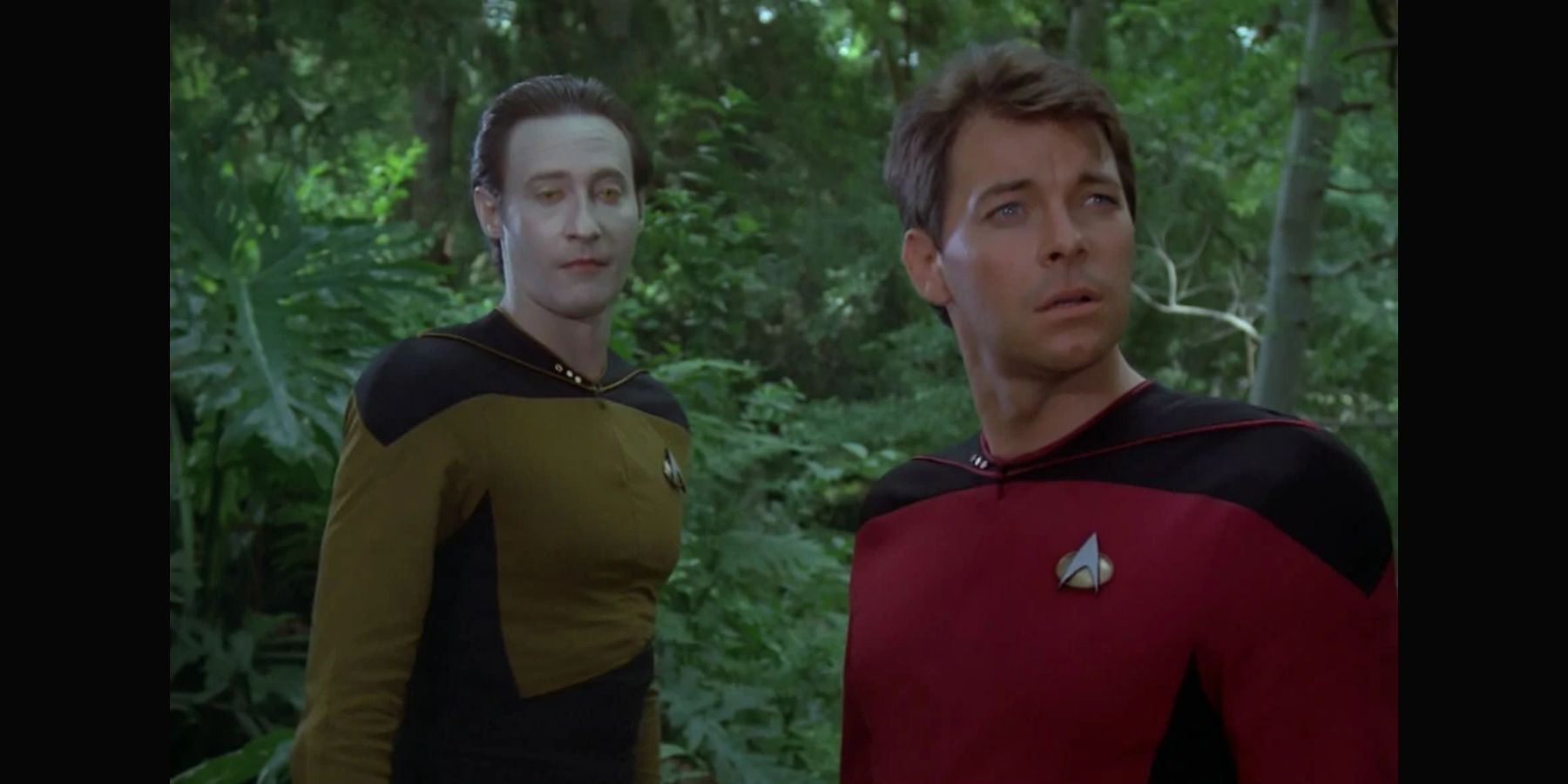 Star Trek: data and riker