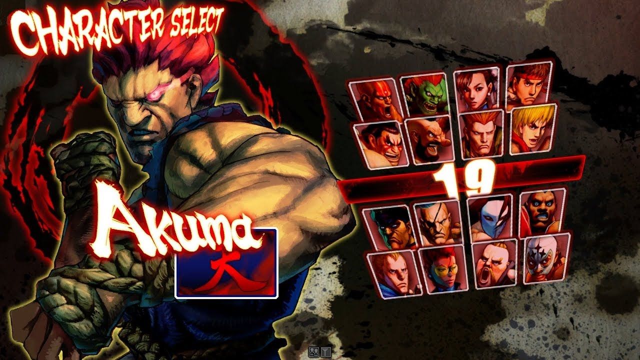 Street Fighter 4 Arcade Characters