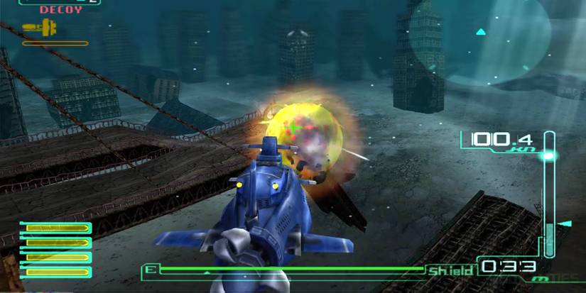 A submarine that is actively shooting at an enemy in Sub Rebellion