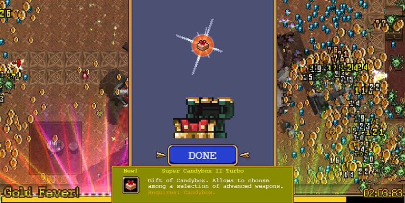 Finding the Super Candybox II Turbo in Vampire Survivors