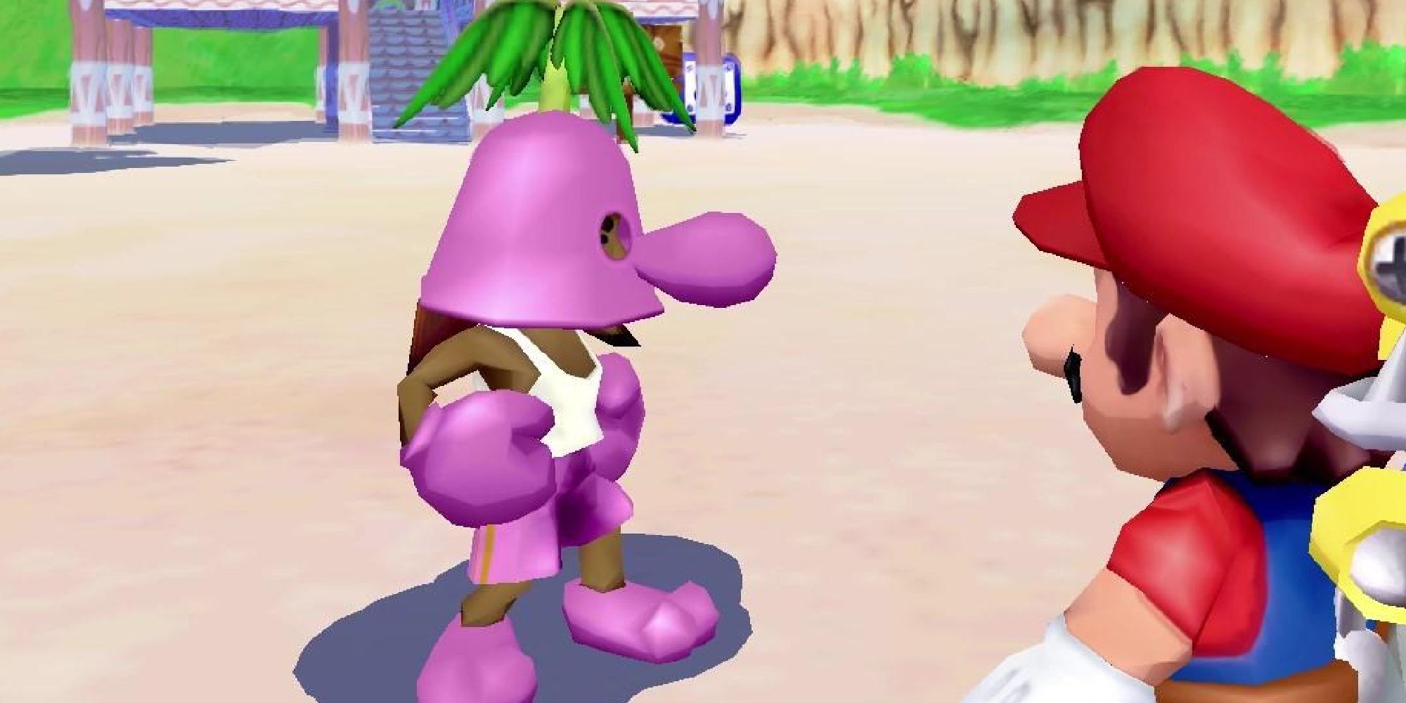 Il Piantissimo confronting Mario in Super Mario Sunshine