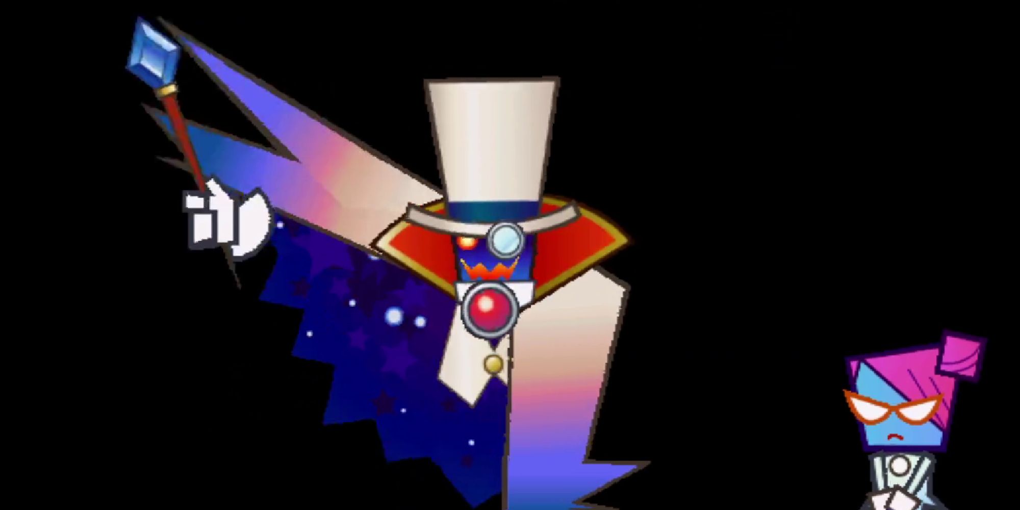 Count Bleck posing in the Void with Nastasia 
