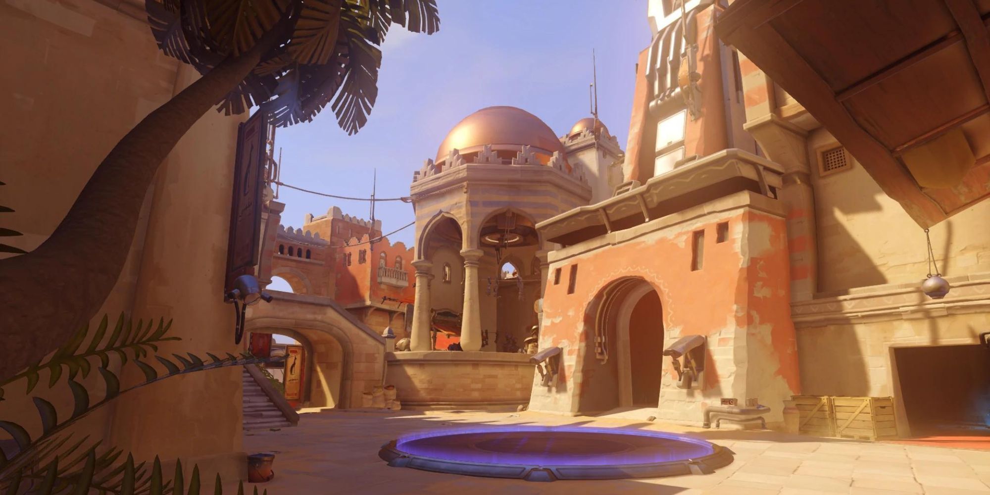 The Temple Of Anubis Assault map in Overwatch