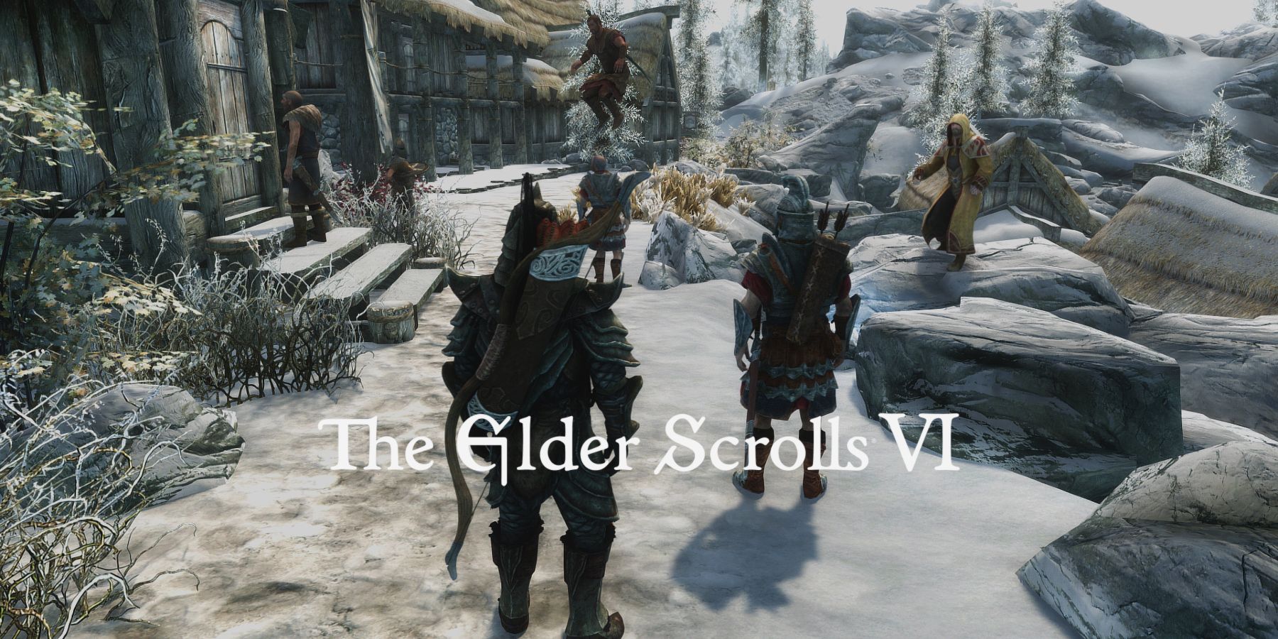 The Elder Scrolls 5 skyrim together reborn elder scrolls 6 title logo