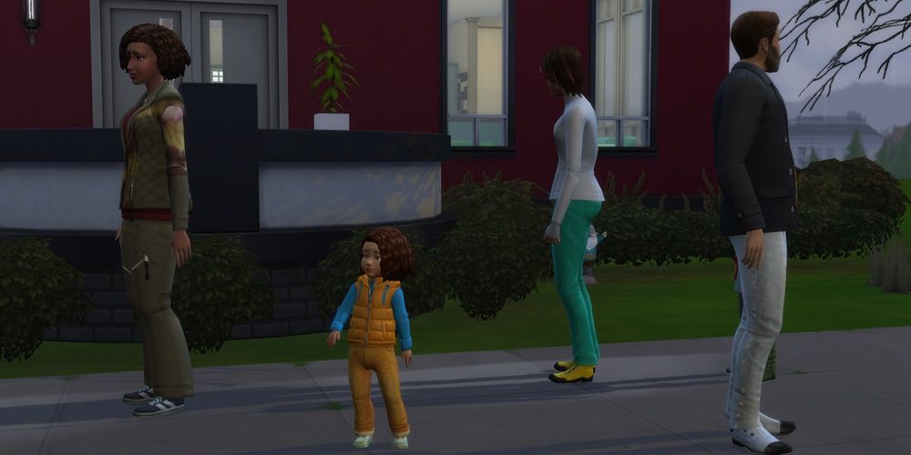 The Keye family in The Sims 4