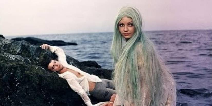 Mermaid and Prince in The Little Mermaid