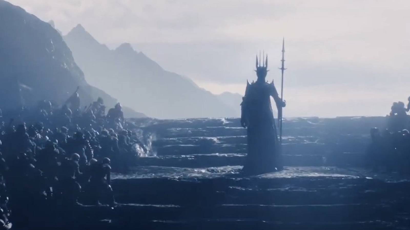 Sauron in The Lord of the Rings: The Rings of Power