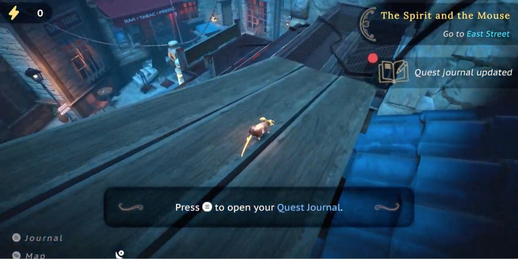 Player attempts to complete a quest in the game