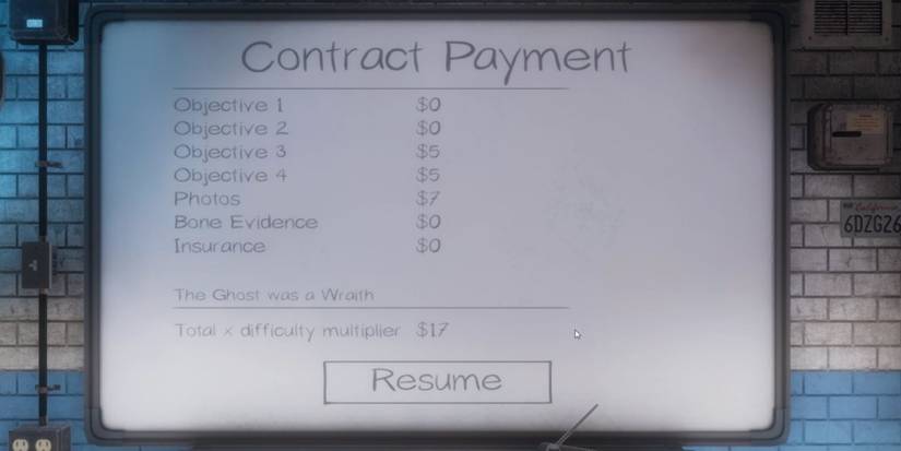 The old contract payment board