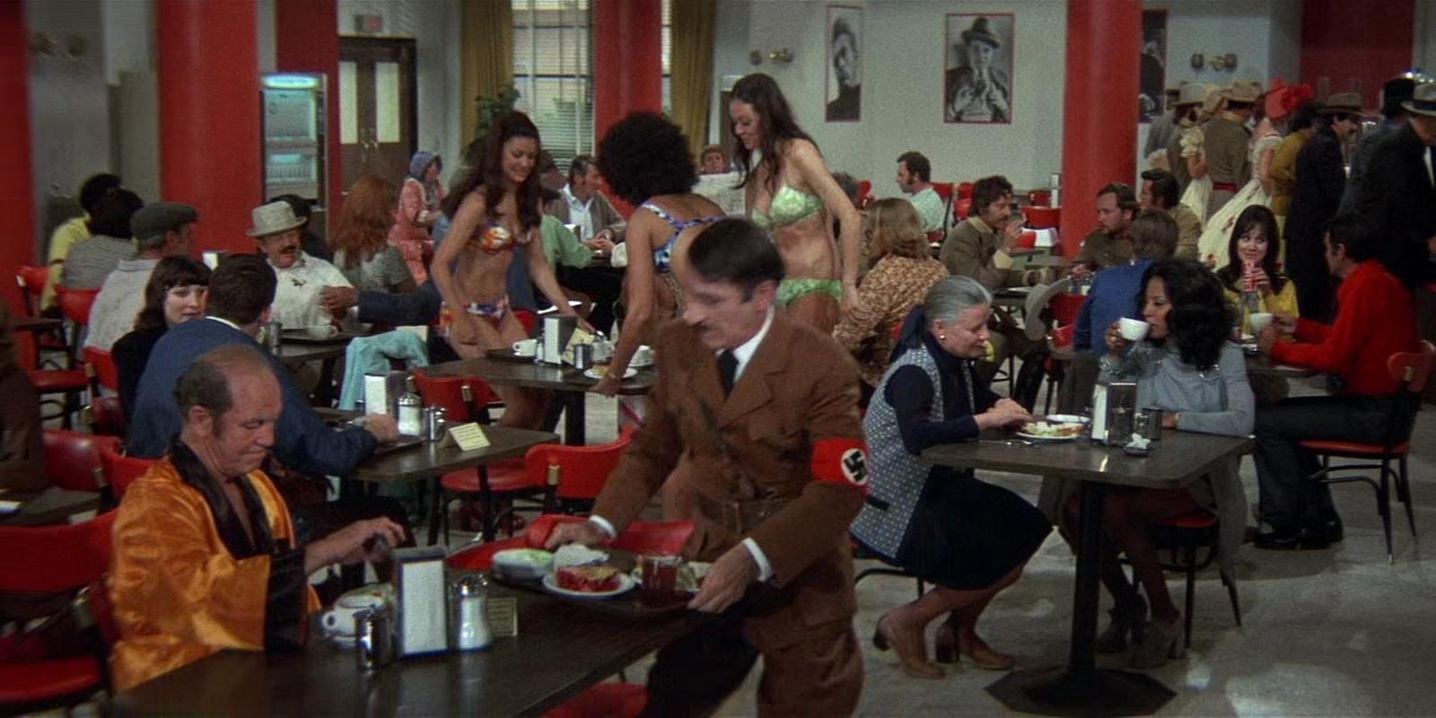 The studio cafeteria in Blazing Saddles