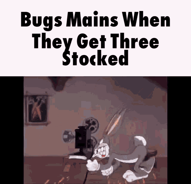Three Stacked Bugs Bunny MultiVersus Meme